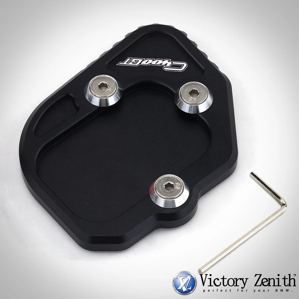 

Side Stand Enlarger For BMW C 400 GT/X C400X C400GT CNC Aluminum Motorcycle Scooter Plate Kickstand Enlarge Foot shelf Stand