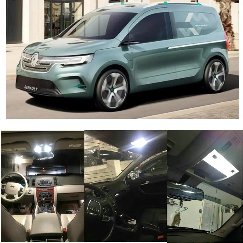 Комплект светодиодных ламп для салона Renault Kangoo Master Megane 2020 г. в