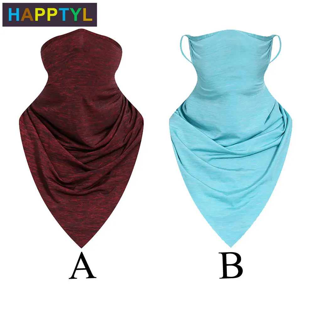 HAPPTYL ледяной Шелковый охлаждающий волшебный шарф маска для лета Солнцезащитный