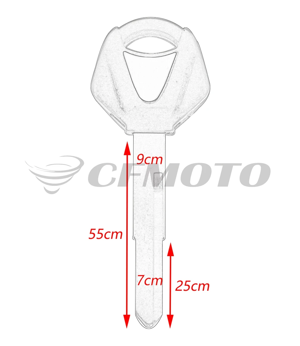 Мотоцикл без выреза удлиненный левый слот ключ эмбрион подходит для Yamaha YZF FJR 1300 XJR