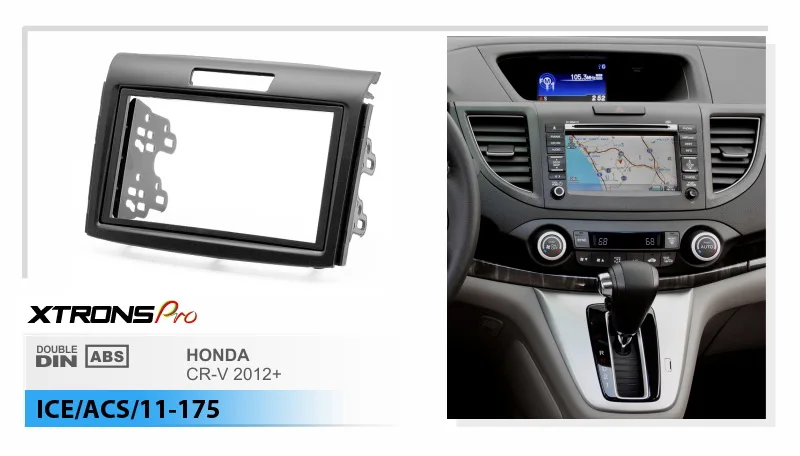 XTRONS 11 175 автомобильный аудио приборной доски для HONDA CR V 2012 + стерео тире комплект