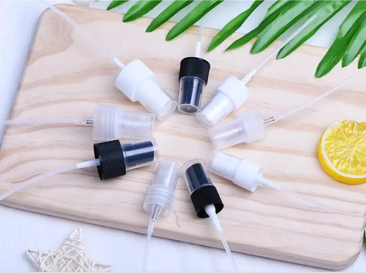 売る 24/410 高品質スパイラルリブppプラスチック香水ノズル手の圧力トイレ水小Nozzle1000PCS/ロット