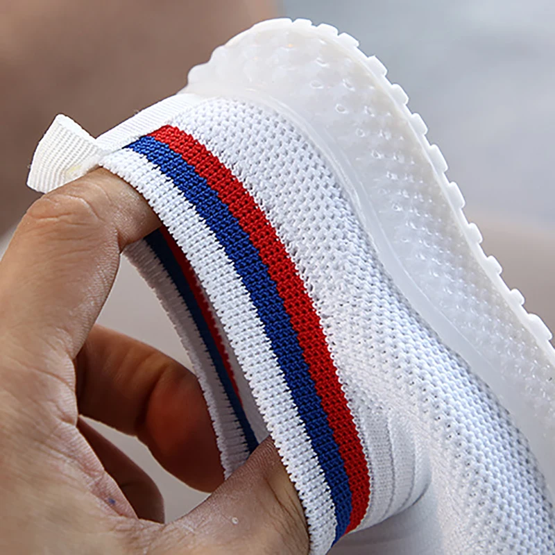 

Children Baby Boys Girls Shoes LED Light Luminous Fashion Sport Sneakers Casual Walkers Anti-Slip Soft Kintted Breathable Shoes
