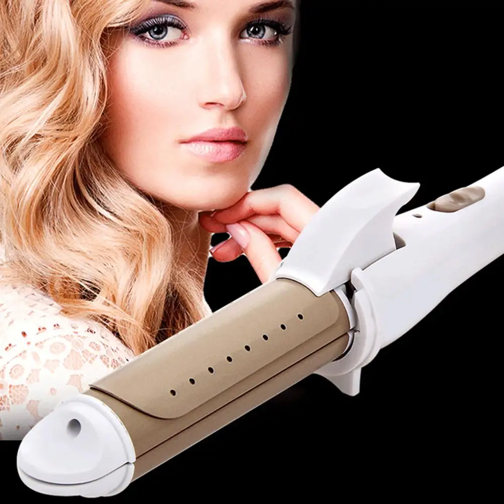 Выпрямитель для волос 2 в 1 Плойка дома дорожная пластина ролик быстрого нагрева