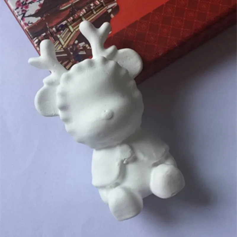 

QIQIPP Gypsum aromatherapy diy mold, small reindeer, diffuser stone silicone mold, car air outlet aromatherapy mold