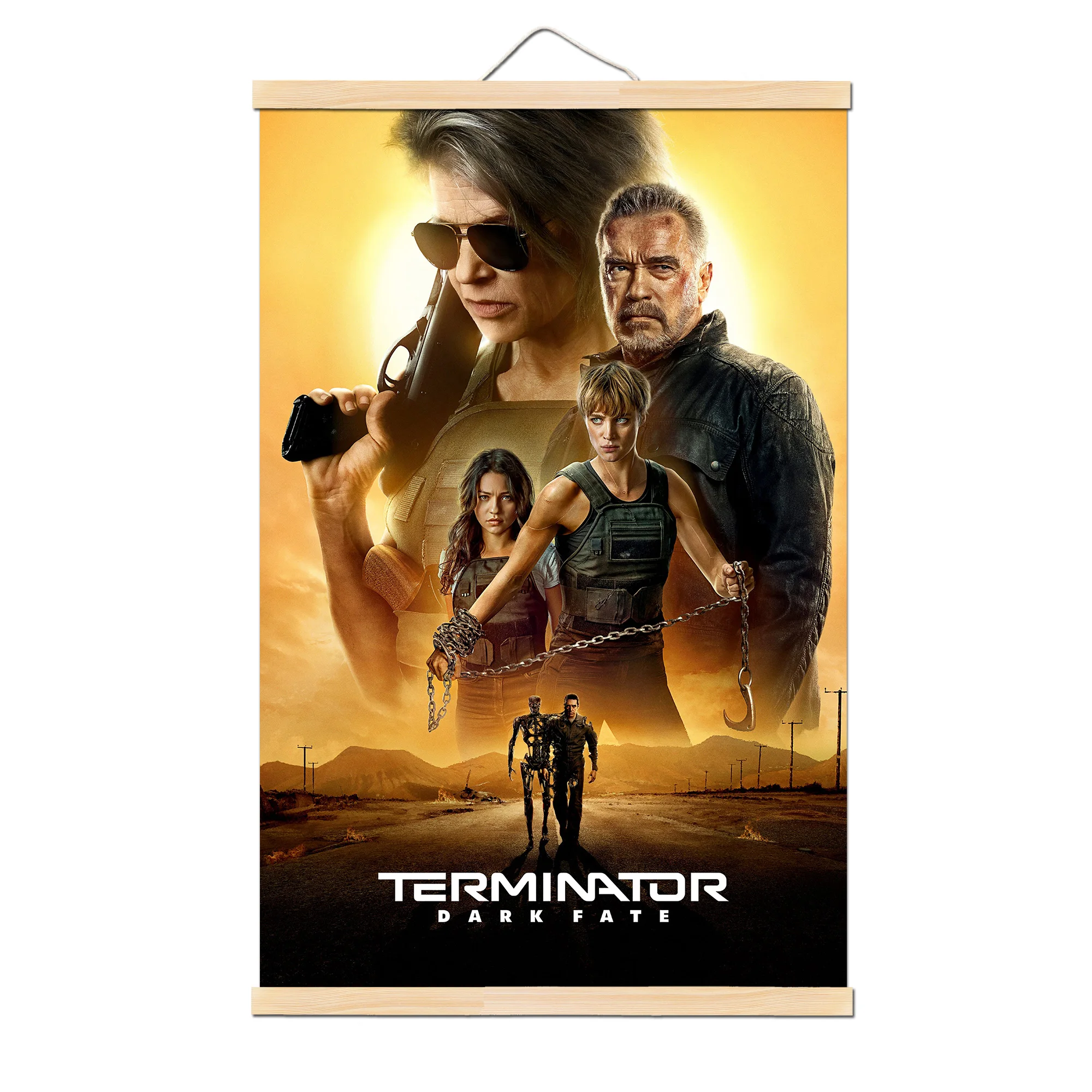 02 Терминатор 6 Темный Fate фильм плакат Арнольд Шварценеггер шелковые художественные принты плакаты домашние настенные декоративные картины - Цвет: 02