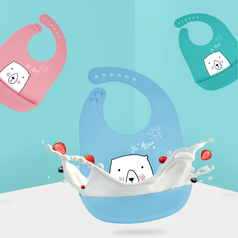 

Шарф-нагрудник детский из силикона, трехмерный, моющийся