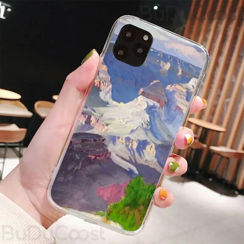 mountain peak forest phone case for iphone 8 7 6 6s plus x 5s se 2020 xr 11 pro xs max 12 12mini free global shipping