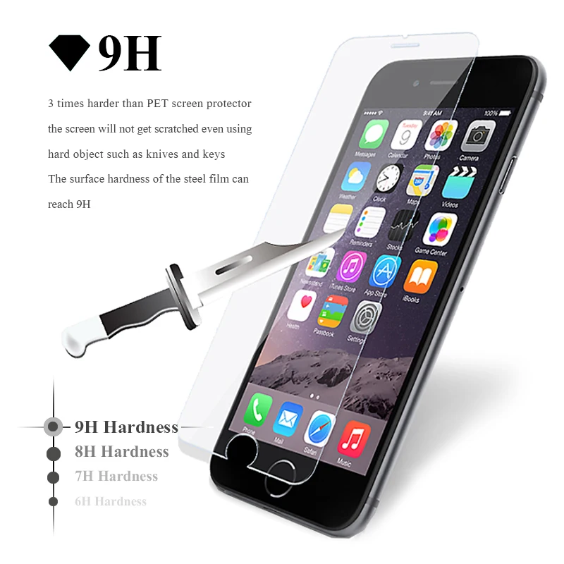 2 шт. Защитное стекло для Iphone 6 S 6s 7 8 Plus 6splus закаленное Apple I Phone Iphon 6plus 7plus 8plus