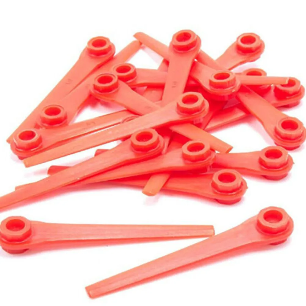 

100 Pcs Trimmer Blades For Battery Trimmer For Gardena Plastic Replacement