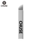 CHUSE S12 Перманентный макияж, иглы для бровей, микроблейдинг, ручные лезвия, 12 контактов, коническая тату-игла, 50 шт.лот
