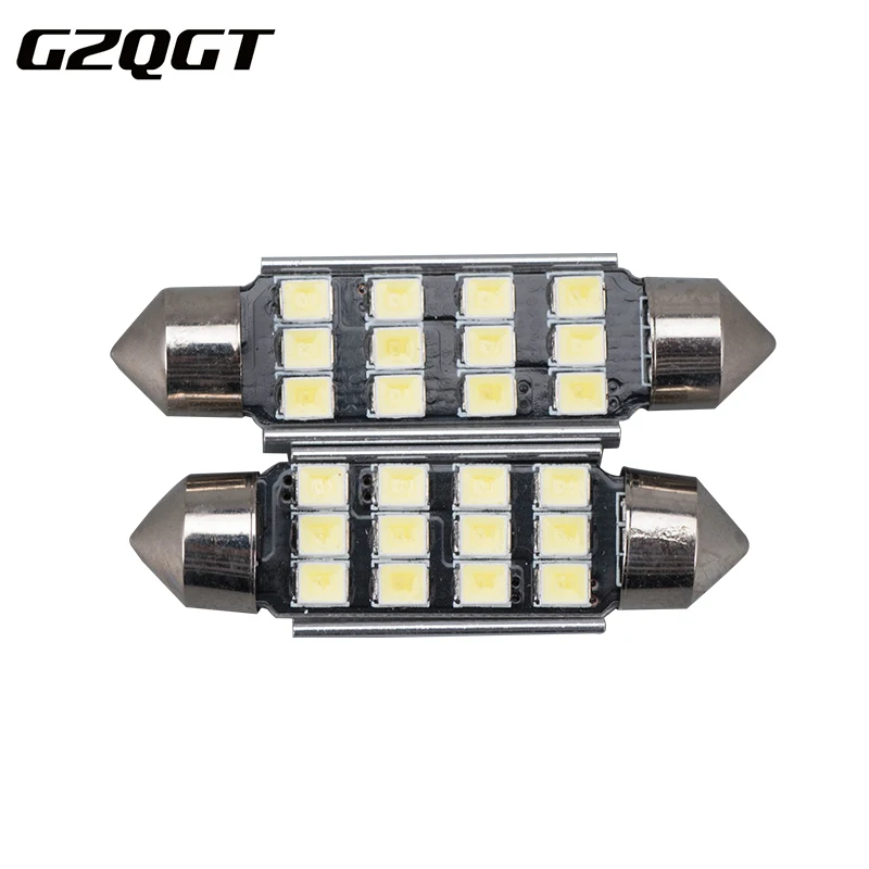 2шт новые 31 мм 36 39 41 8SMD 12SMD 2835 C5W CANBUS без ошибок Светодиодные Автомобильные номерные