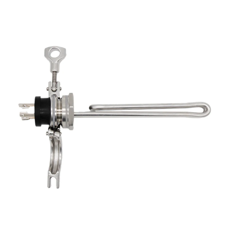 

Weldless Heating Element Kit 1650W Ripple Heating Element 120V(23cm) integrated 1.5“Tri Clamp & L6-30P Plug Silicone Gasket