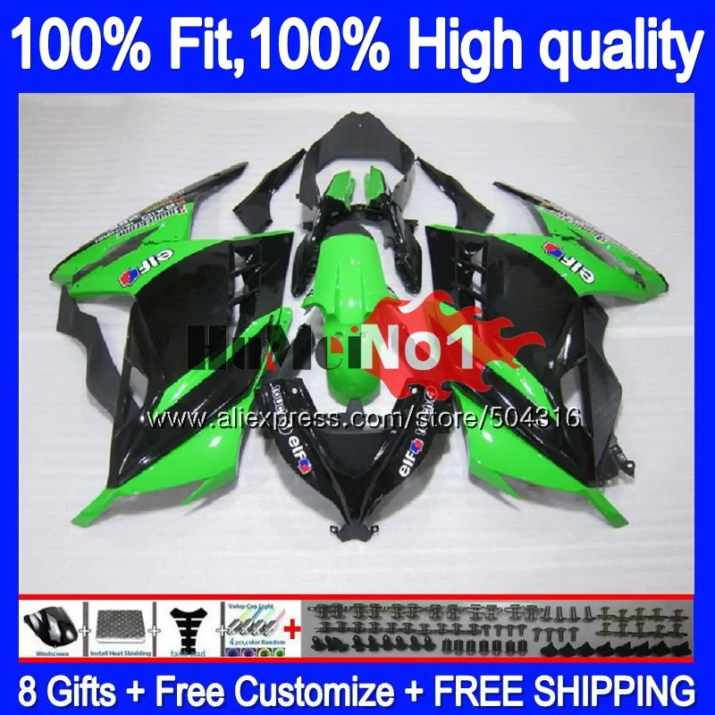 

Injection For KAWASAKI EX300 ZX-3R EX ZX 300R 51MC.9 ZX300R ZX3R 2013 2014 2015 2016 2017 13 14 15 16 17 Fairings Black Green