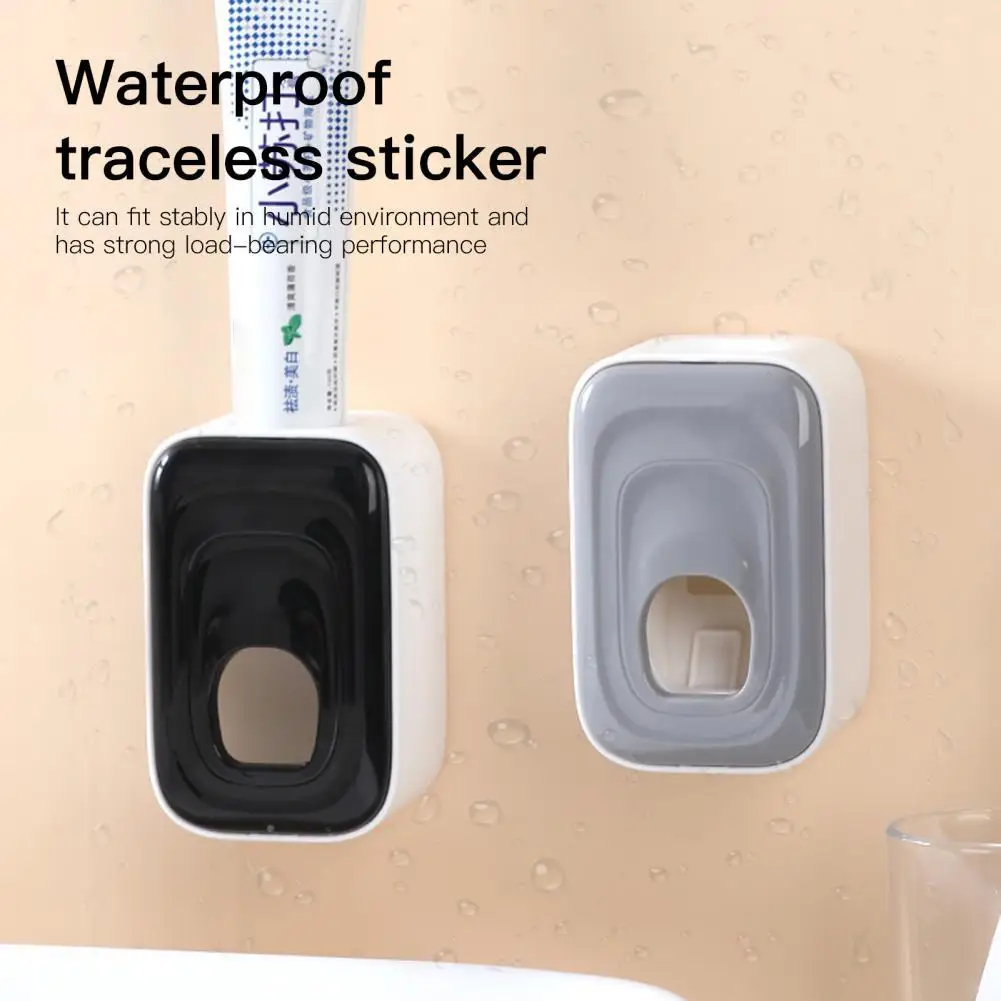 

Easy to Install Punch-free Bathroom Hygienic Toothpaste Dispenser for Home