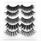5 пар смешанных 3D норковых ресниц Натуральные Шелковые ресницы натуральные накладные ресницы драматический объем накладные ресницы Макияж Наращивание ресниц