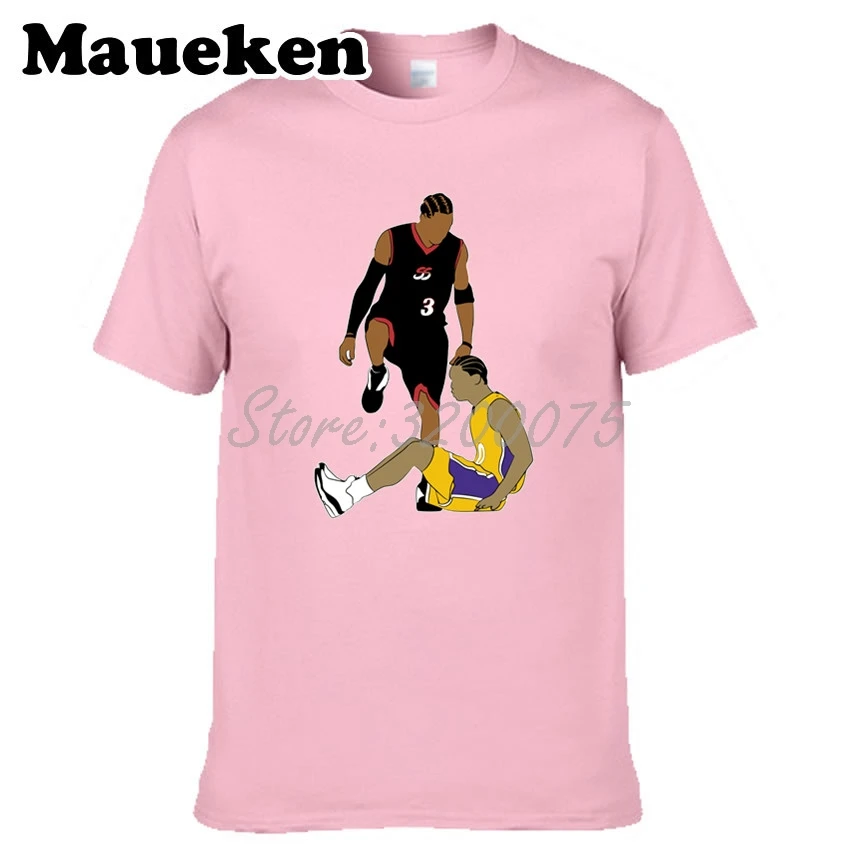 Мужская футболка The Answer Allen Iverson 3 Span Tyronn Lue одежда футболка мужская футболка с круглым вырезом W19102315 - Цвет: 12