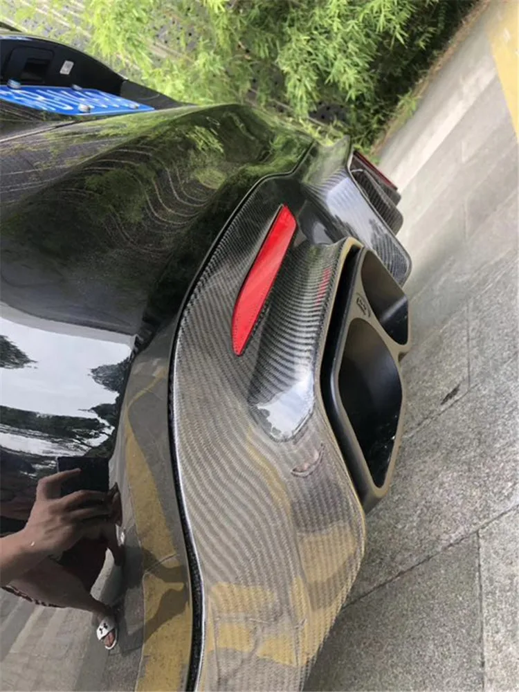 S класс w222 S63 S65 карбоновый задний диффузор для w222 S63 S65 to B Стиль карбоновый задний спойлер