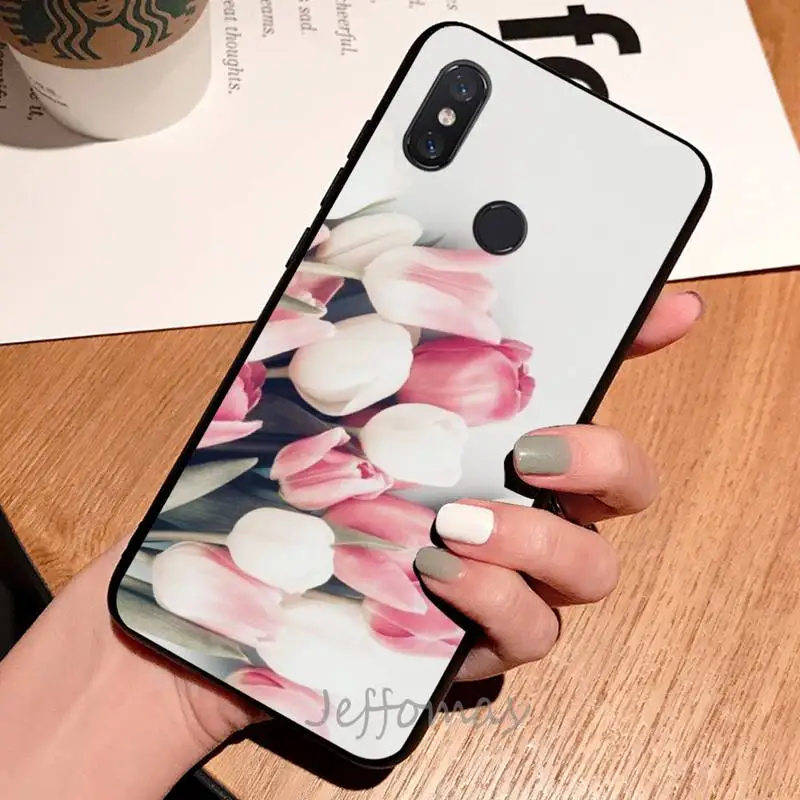 

tulip beautiful fresh red Phone Case For Xiaomi Redmi 7 8 9t a3Pro 9se k20 mi8 max3 lite 9 note 9s 10 pro