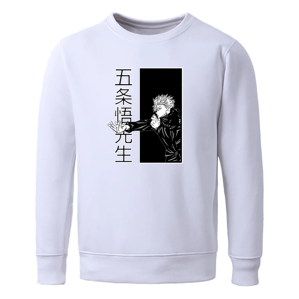 

2020 Autumn New Sweatshirts Japan Anime Jujutsu Kaisen Print Clothing Male Casual Fashion Sweatshirt Man Warm Brand Hooded Men