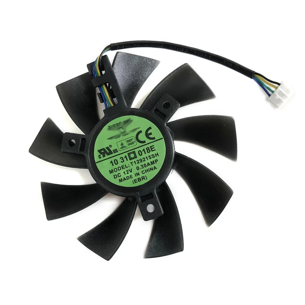 Кулер графической карты T129215SH 128015-SM1 EP GPU VGA вентилятор для Zotac GTX 1060 3 ГБ GTX1060 6 замена