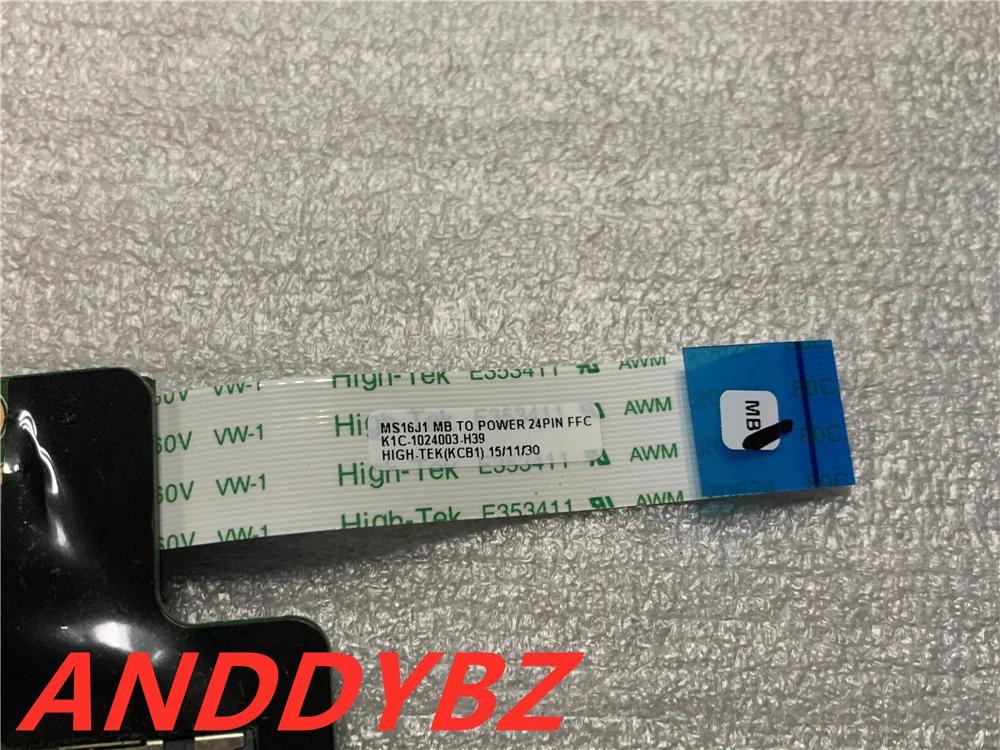 

Оригинальная фотография для ноутбука MSI GE62 GP62 GL62 PE60 Series с кабелем для кнопочной платы 100% ПРОВЕРЕНО ОК
