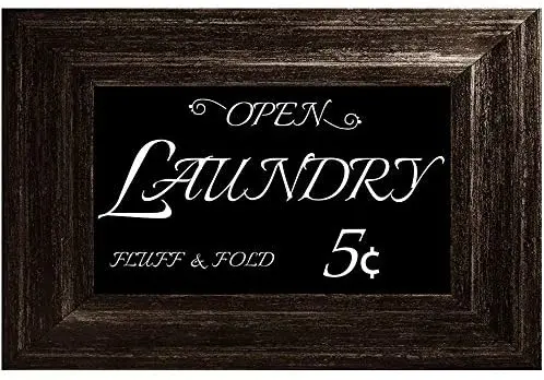 

Laundry Service Novelty Parking Retro Metal Tin Sign Plaque Poster Wall Decor Art Shabby Chic Gift Suitable 12x8 Inch