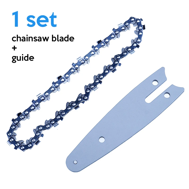 

4 Inch Chain + Saw Blade for 4 Inch Logging Saw Portable Electric Pruning Saw Rechargeable Electric Saws Woodworking Accessories