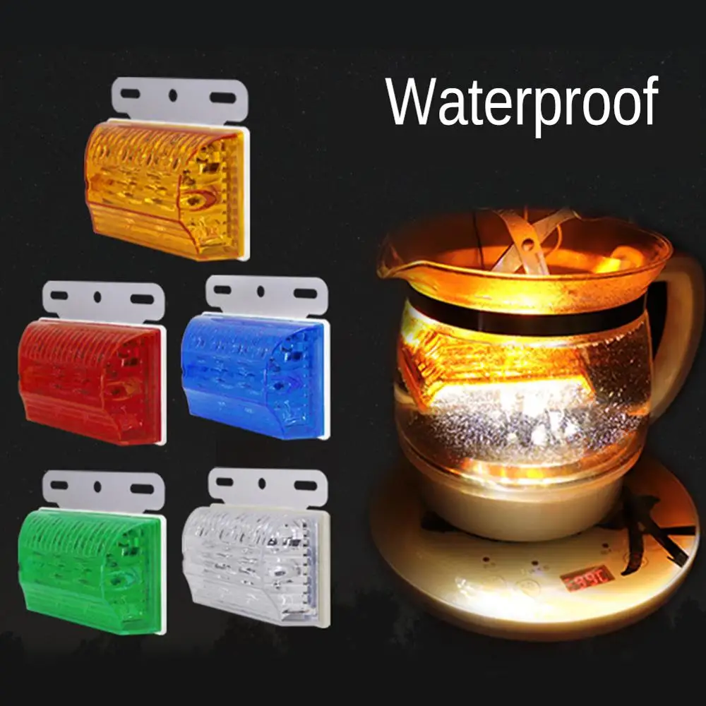 DC24V 15 светодиодные боковые габаритные фонари автомобиля Внешнее освещение Squarde