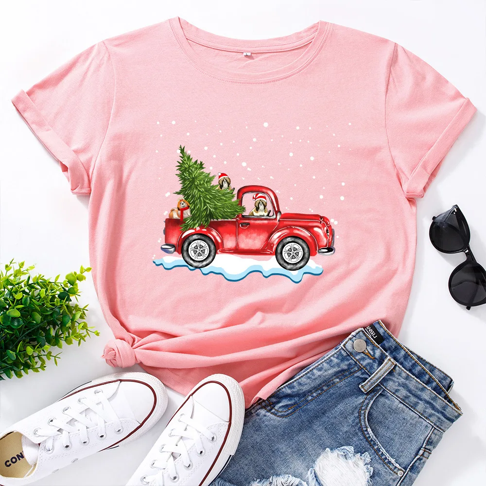 

Футболка женская с круглым вырезом и коротким рукавом, 100% хлопок