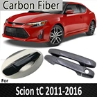 Черное углеродное волокно для Scion tC AT20 20 2011 2012 2013 2014 2015 2016 дверная ручка крышка наклейка украшения автомобильные аксессуары