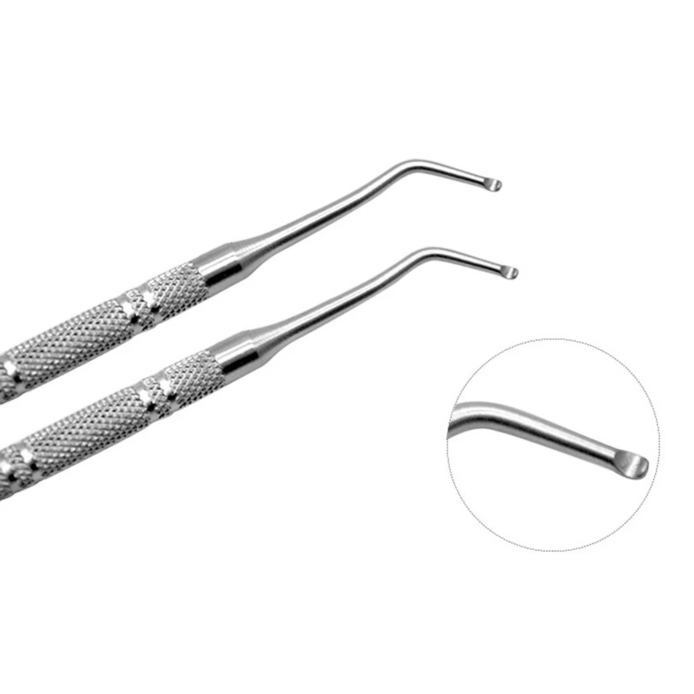 Dual End Nail Toenails Lifter Stainless Steel Hook File Clean Pedicure Tool Foot Care | Красота и здоровье