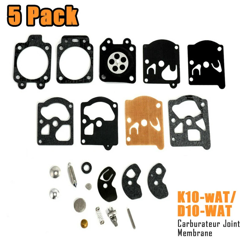 

5 Pack Repair Kit Seals Carburetor Diaphragm Set Accessories High quality