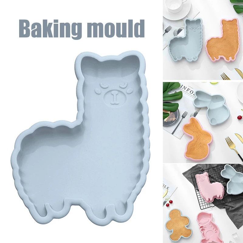Форма для торта 3D милый кролик альпака динозавр имбирь форма инструмент сделай
