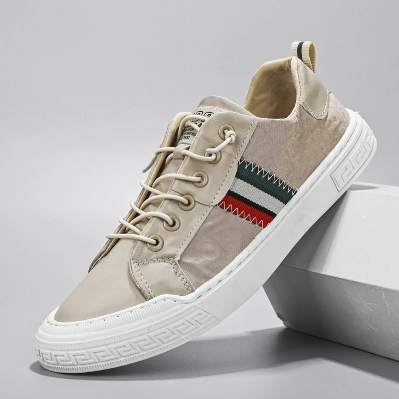 

Sports Casual Shoes Casual Fashion Shoes Mens Hot Sale Man White Men's Leather Sport Sneakers Streetwear Stylish Trend Men For