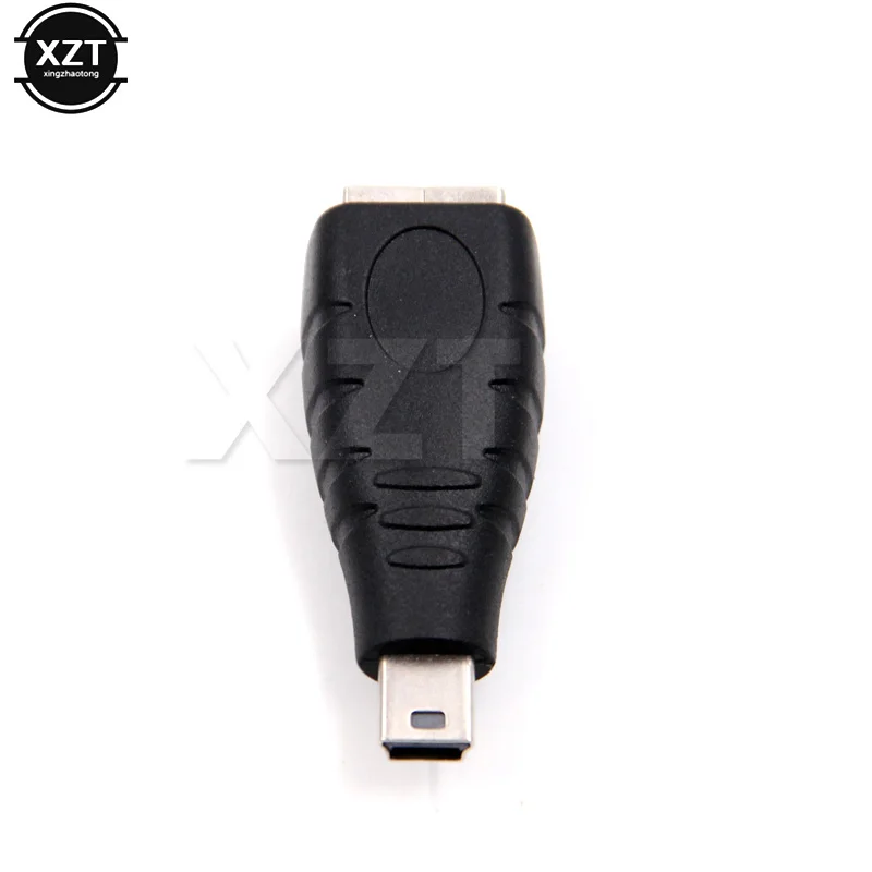 

Mini USB B type 5pin & Micro USB type 5pin male to USB 2.0 B Type Female Printer Scanner Adapter Black