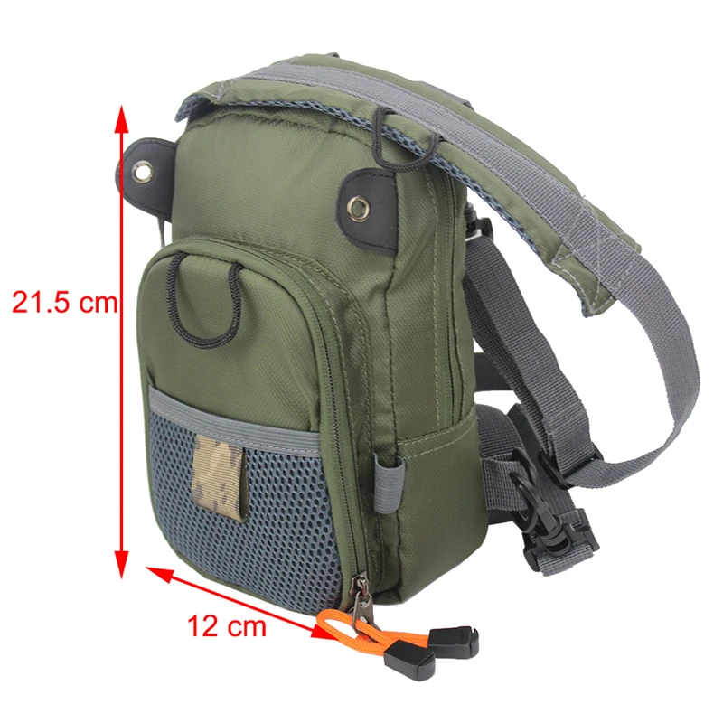 Легкая сумка на талию для ловли нахлыстом Удобная Регулируемая Компактная