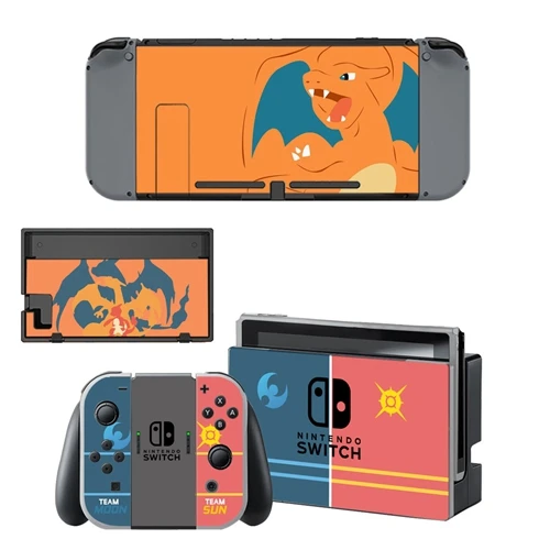 YSNS0567 Чехол с покемонами, наклейка для Kind Switch NS Console& контроллер, Виниловая наклейка, протектор - Цвет: YSNS0567