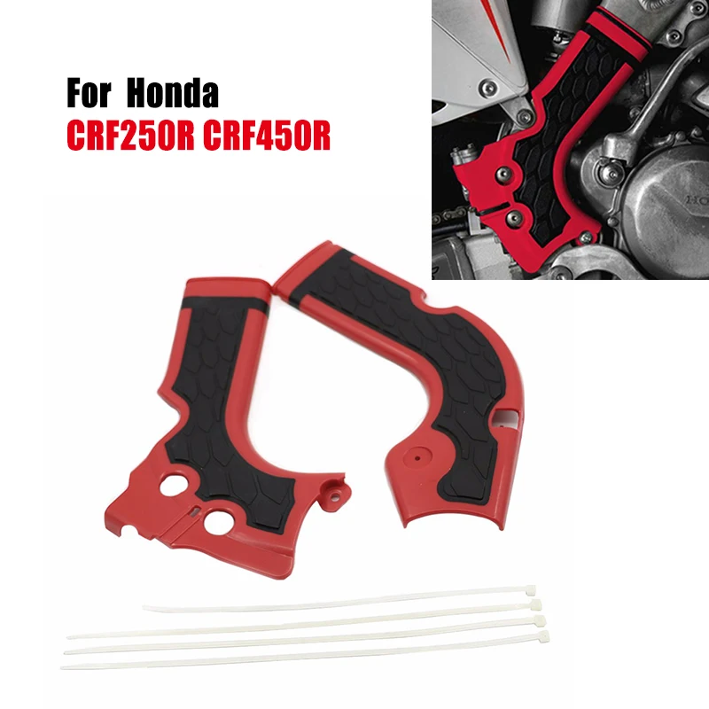 

Frame Guard Protector Cover For Honda CRF 250R 450R CRF250R CRF450R 2014 2015 2016 CRF 250R 450 R 2013 - 2016 2014 2017