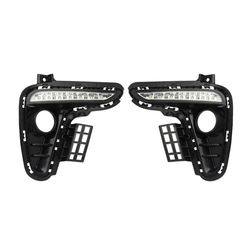 For kia rio k2 2017 2018 Waterproof LED Daytime Running Light DRL Fog Lamp with turn indicator | Автомобили и мотоциклы