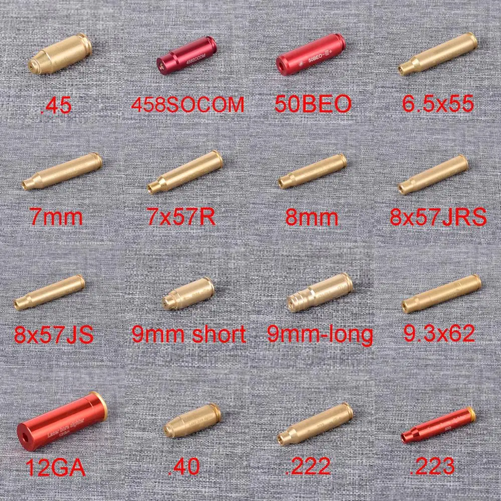 Тактический картридж без аккумулятора красный лазер диаметр отверстия 45 9 3x62 7 мм