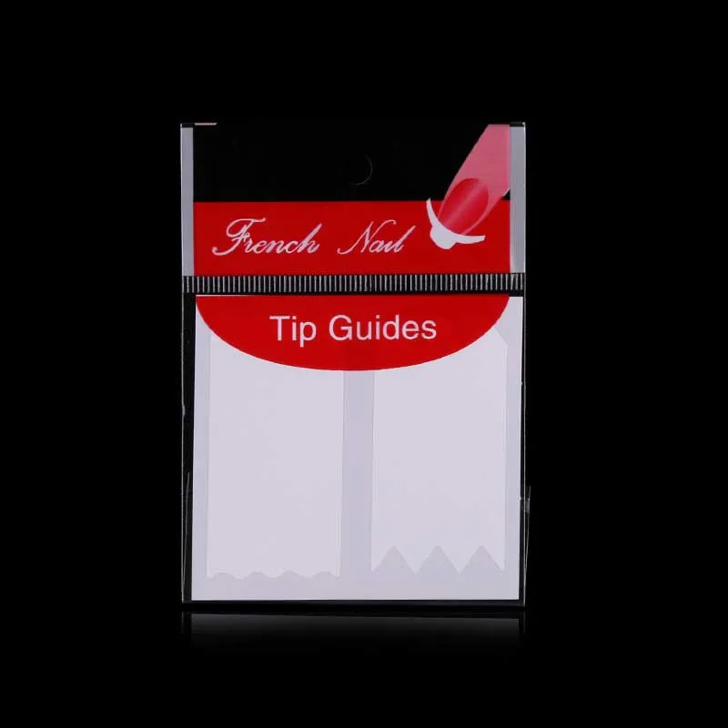 

2021 New 1 Pack French Manicure Nail Art Tip Guides Stickers DIY Women Makeup Tools For Nail Salon DIY