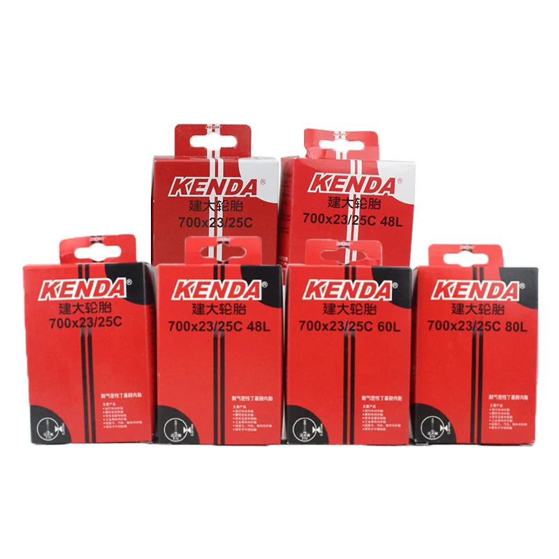 Внутренняя труба велосипедной шины KENDA 700C 700*18 19 20 23 25 28 30 32 35 40 45C Presta Schrader для
