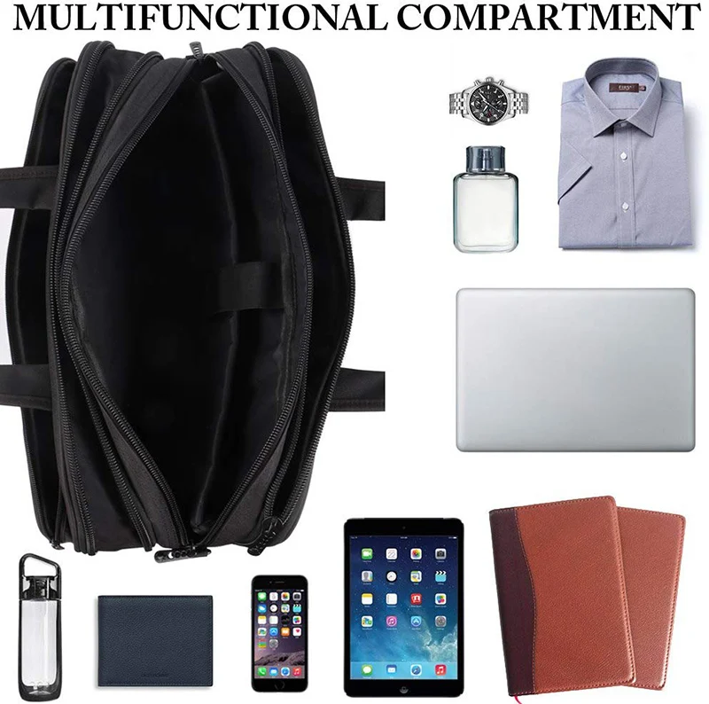 Мужской Расширяемый портфель Matein водонепроницаемый из полиэстера для ноутбука 17