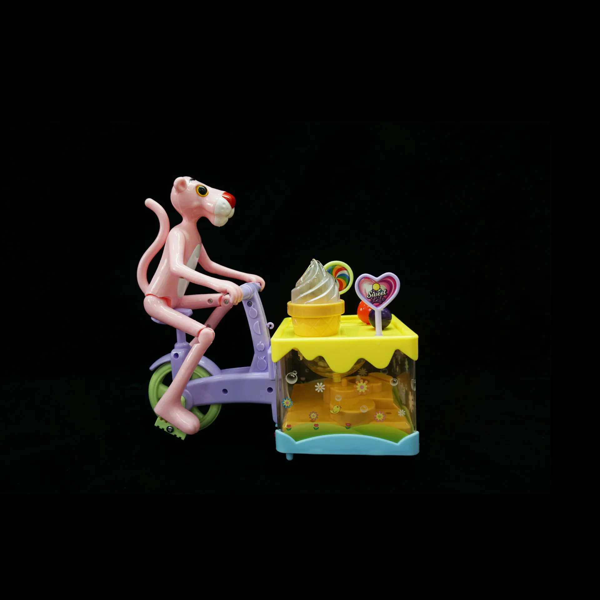 Новая электрическая Люминесцентная Розовая пантера мороженое автомобиль