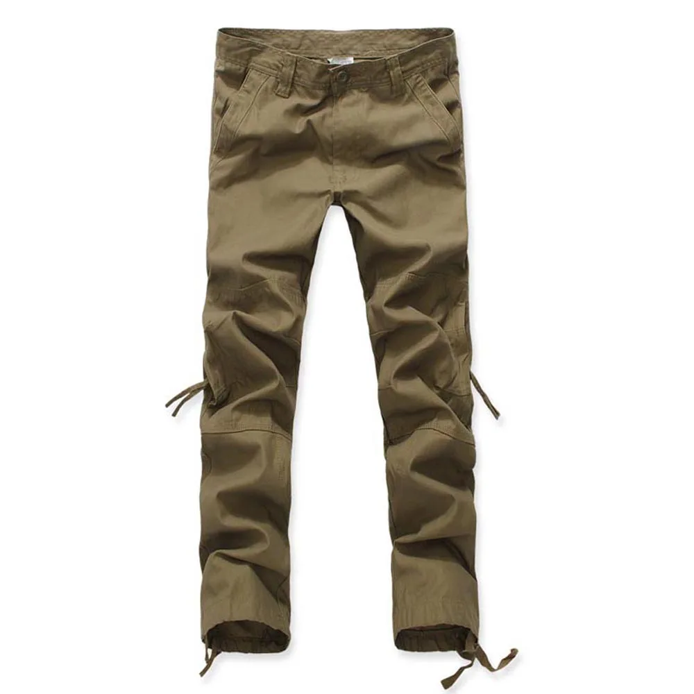 Pantalones Hombre 3 цвета хлопковые штаны с карманами для бега военные мужские свободные