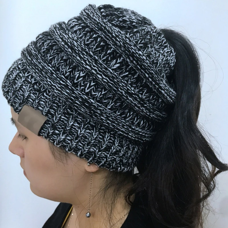 2019 модные женские туфли зимняя шапка помпоном Круглая Шапка вязаная шапочка из