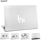 Наклейка с символом для Macbook Air 11, 13 Pro, 13, 15, 17, для клавиатуры ноутбука Apple, виниловая белая наклейка