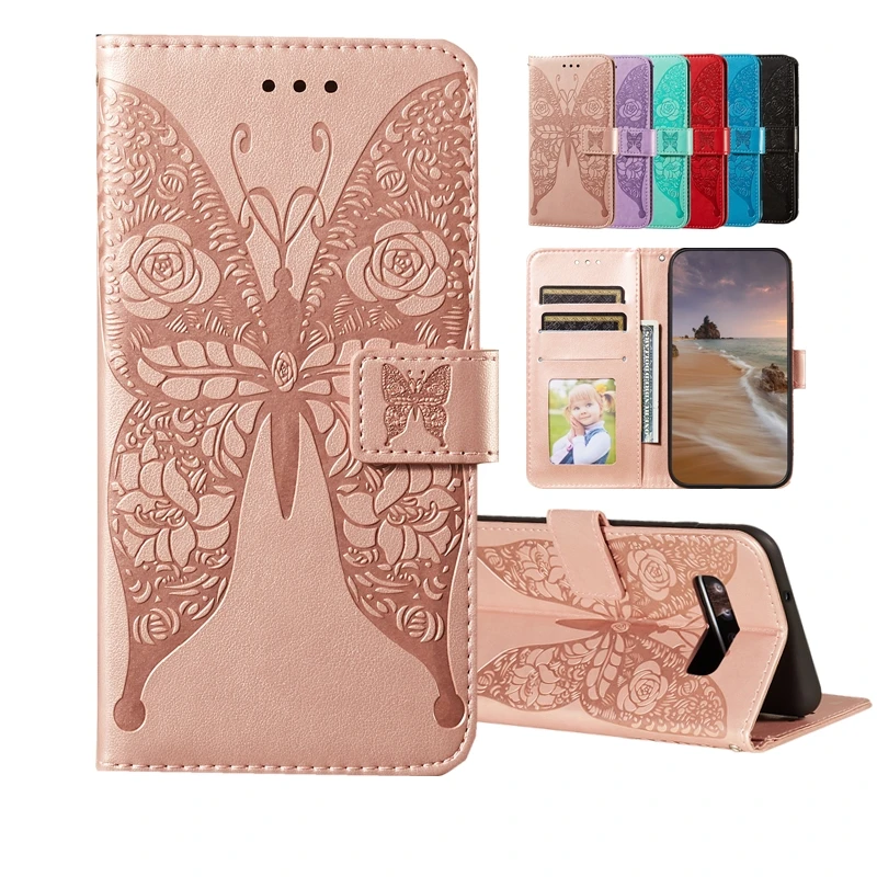 

Butterfly Wallet Phone Cover For Samsung Galaxy S9 S10E Plus S20 Ultra S10 Lite J4 Prime J6 Plus 2018 J6 Plus Phone Case