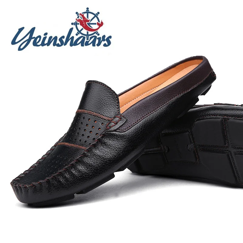 Мужская обувь Повседневные кожаные лоферы Мужские легкие полуботинки